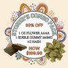 Stoner's Combo Pack (1oz Flower, 1 Edible, 1g Hash)