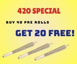 40 pre rolls get 20 free