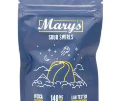Marys Indica Sour Swirls 140mg