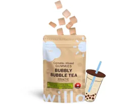 Willo Bubbly Bubble Tea Gummies THC