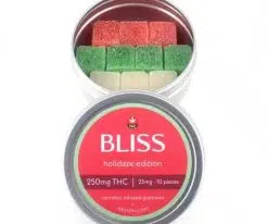 Bliss – Cannabis Infused Gummies – Christmas Holidaze Edition (250mg THC)