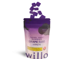 Willo Grape Goo 1000mg THC Gummies