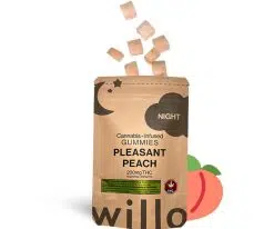 Willo Pleasant Peach THC Gummies