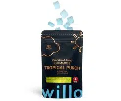Willo 500mg thc tropical punch gummies