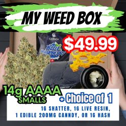 My Weed Box (14g Flower + Choose 1 Concentrate/Edible)
