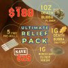Ultimate Relief Pack Now 180 Flower Shatter Hash Pre Rolls | Budlyft