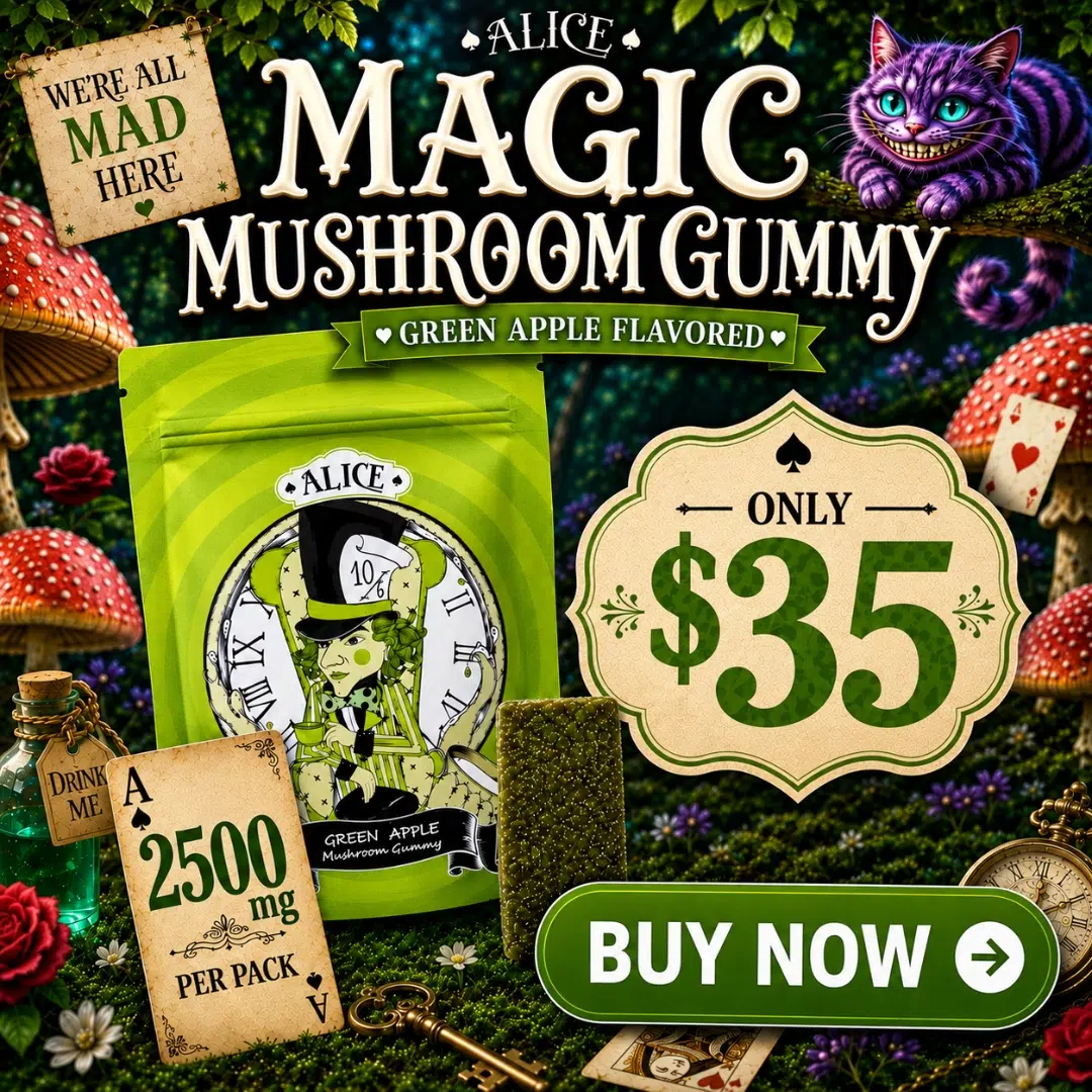 Alice Mush Gummy | Budlyft